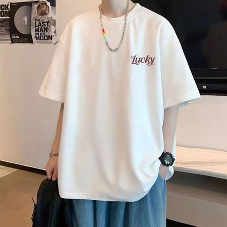 Men's Cotton Short-Sleeved T-Shirt Bottoming Shirt Top